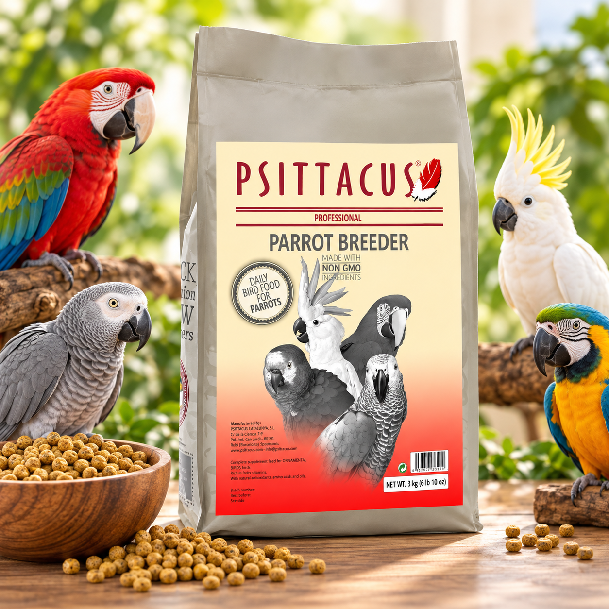 Parrot Breeder pellets