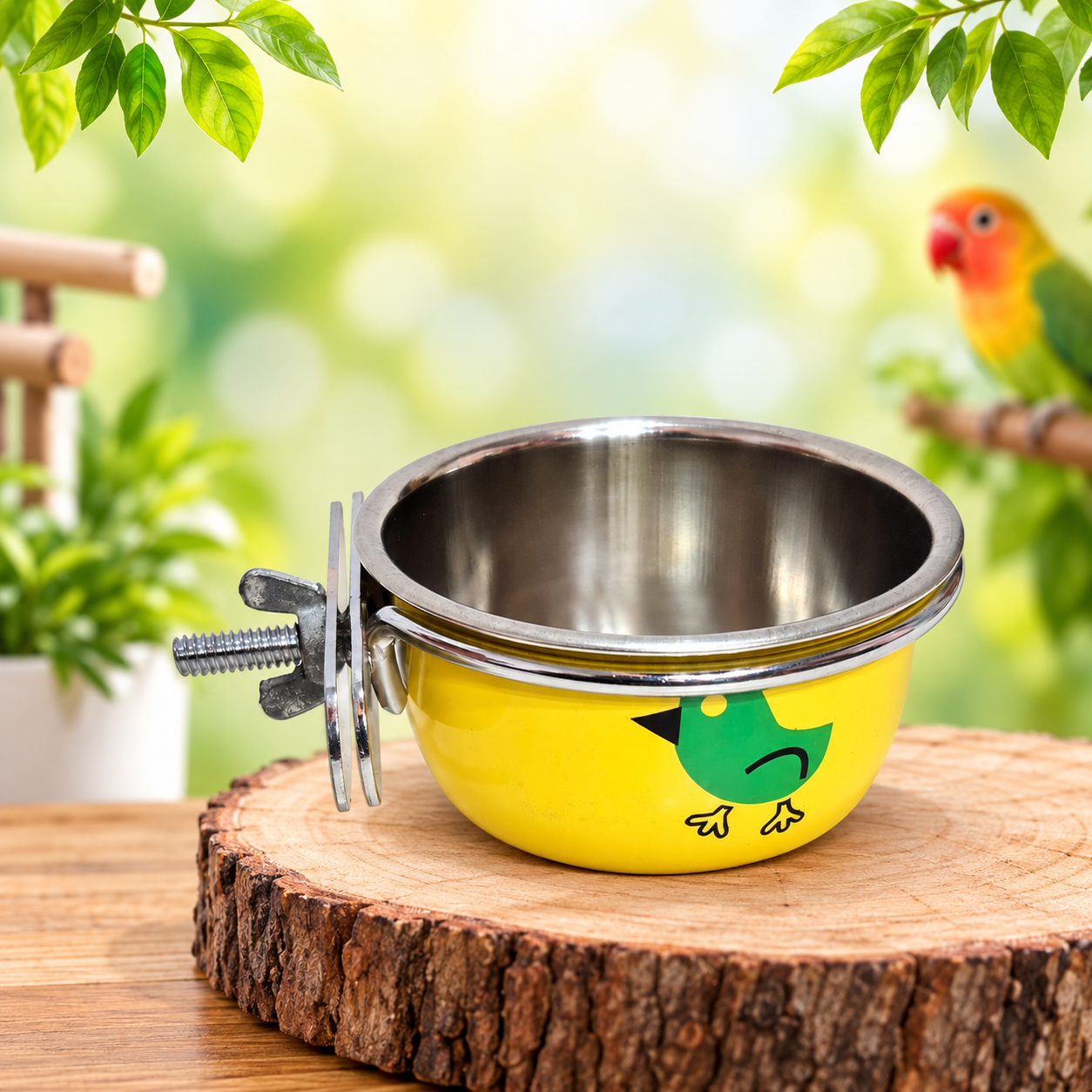 Bird Feeding Colour Bowl 150ML