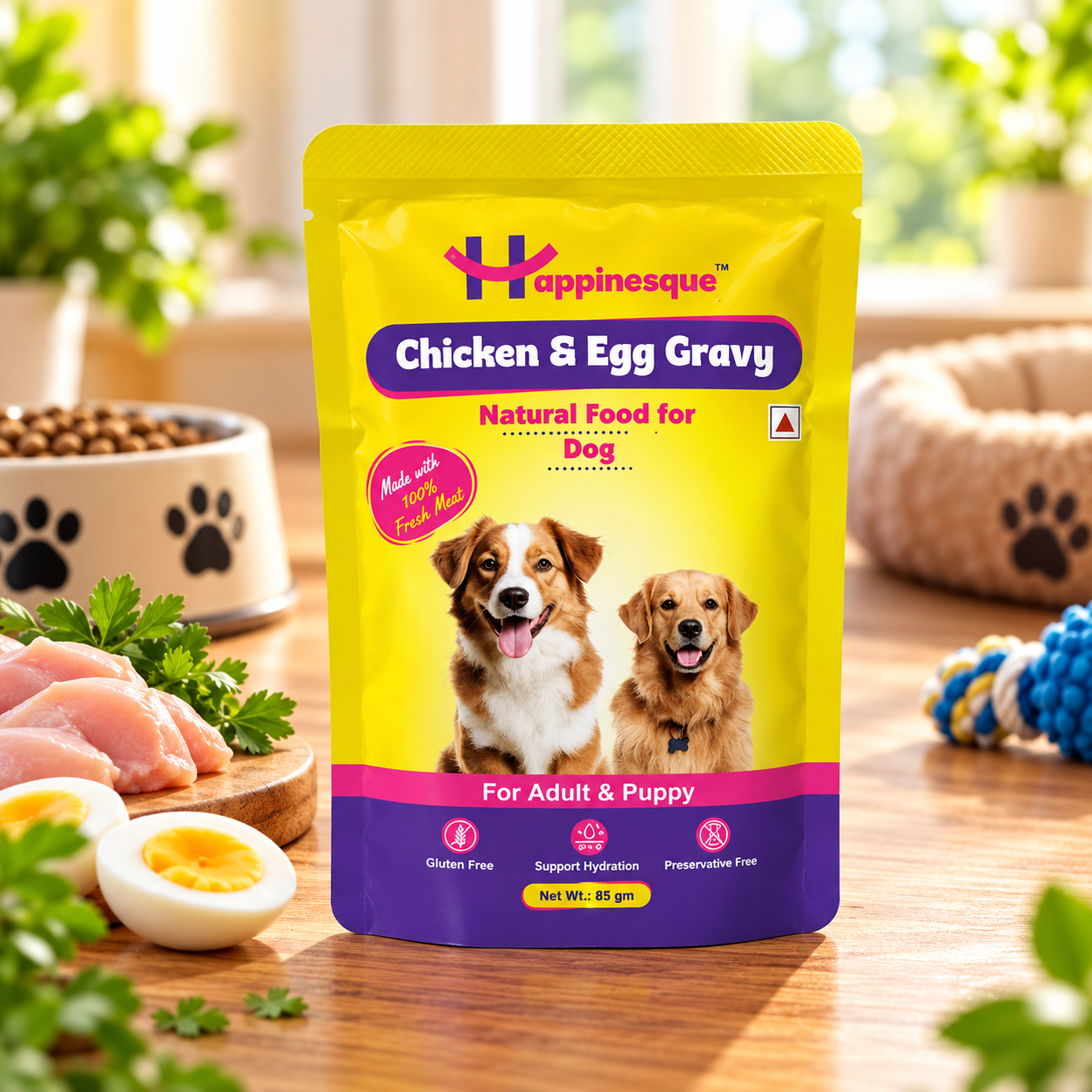 Dog Chicken and Egg Gravy