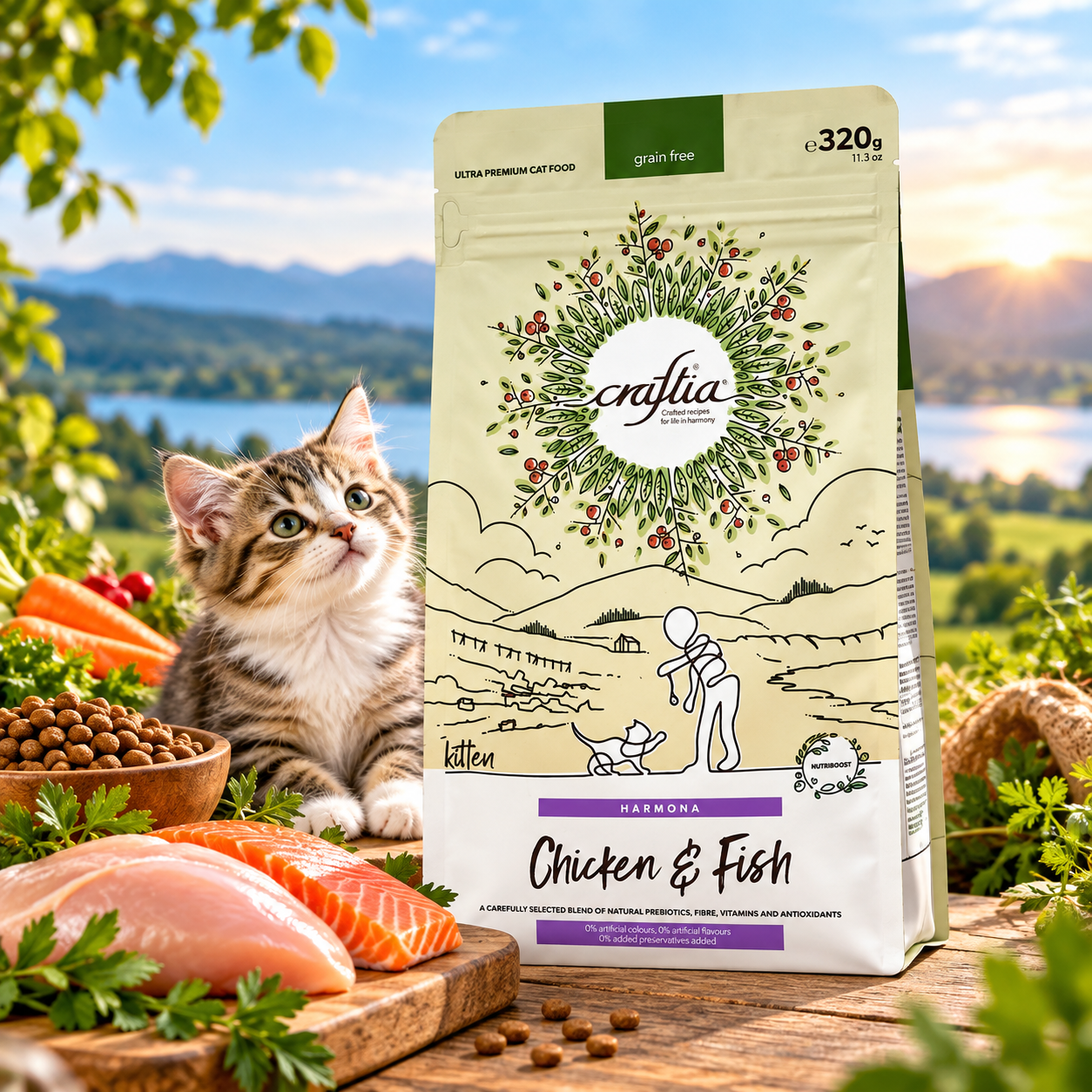 Craftia kitten Chicken & Fish