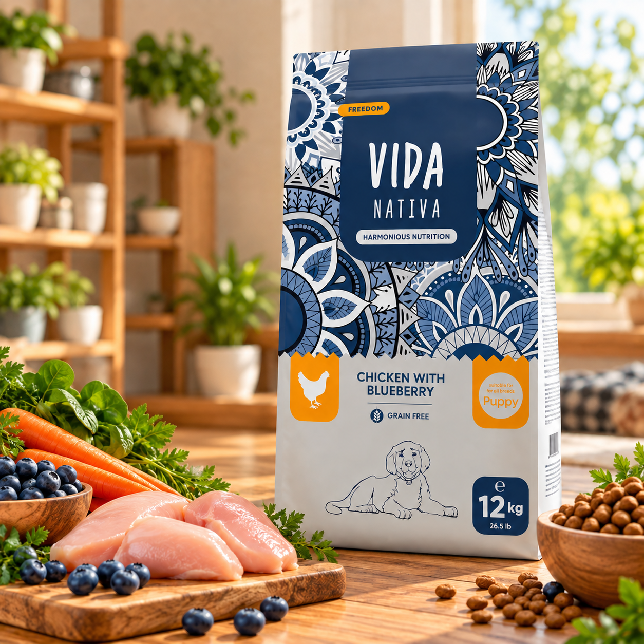 Vida Chikcen with Blueberry 12kg